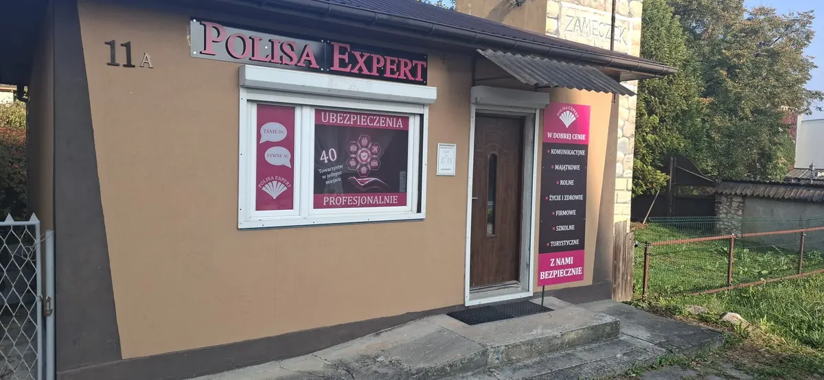 Biuro Polisa Expert przy ul. Warszawskiej 11A w Książu Wielkim